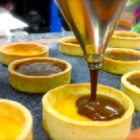 Mandarine Jam topped with ganache