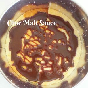 Step: 2 Spread Choc-Malt Sauce