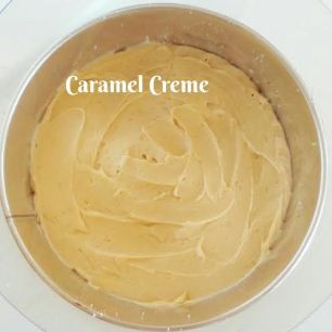 Step: 3 Spread half the Caramel Creme