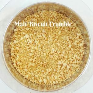 Step: 4 Sprinkle a layer of Malt Biscuit Crumble (use the small crumble only)