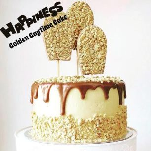 Golden Gaytime Cake